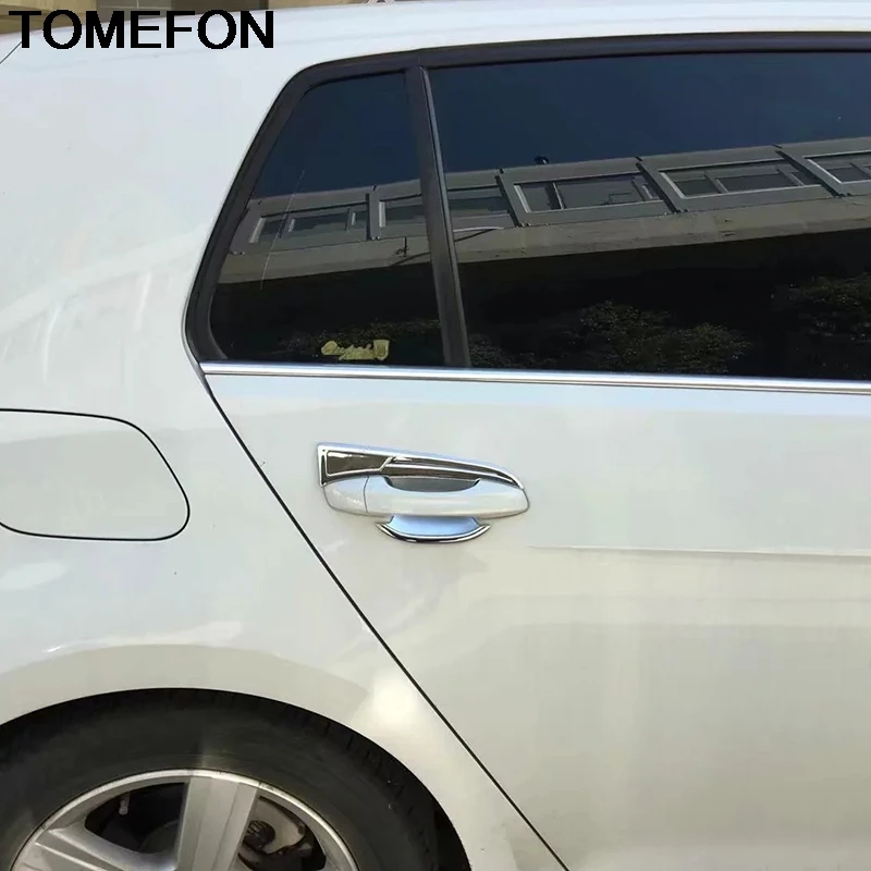 TOMEFON для Volkswagen Golf 7 MK7 2014 2015 2016 2017 2018 боковая дверная ручка крышка рамы чаши отделка