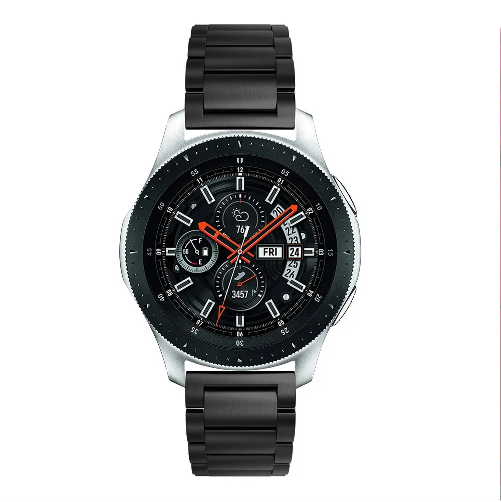 New High Quality Luxury Stainless Steel Watchband Replacement Strap For Samsung Galaxy Watch 46mm Smart Men | Электроника