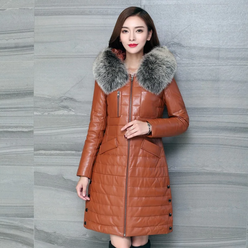 Роскошные замшевые пуховики из натуральной овечьей кожи пальто куртка с