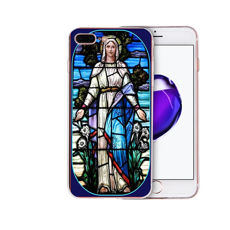 Мягкий силиконовый чехол IMIDO с изображением девы Марии для iphone x xs xr xsmax 7/8plus 6s/6plus 5s