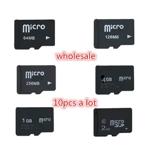 Большая Акция! 10 шт.лот 2 ГБ 1 ГБ 128 МБ 256 МБ 512 МБ Micro card TF CARD MicroSD карта памяти (безопасная цифровая) TransFlash Card