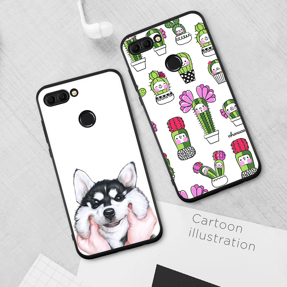 TPU чехол для телефона с узором huawei P20 Plus P10 P9 P8 Lite 2017 mate 10 Pro Nova 2i Y9 2018 Coque Honor 9 8 9i Soft |