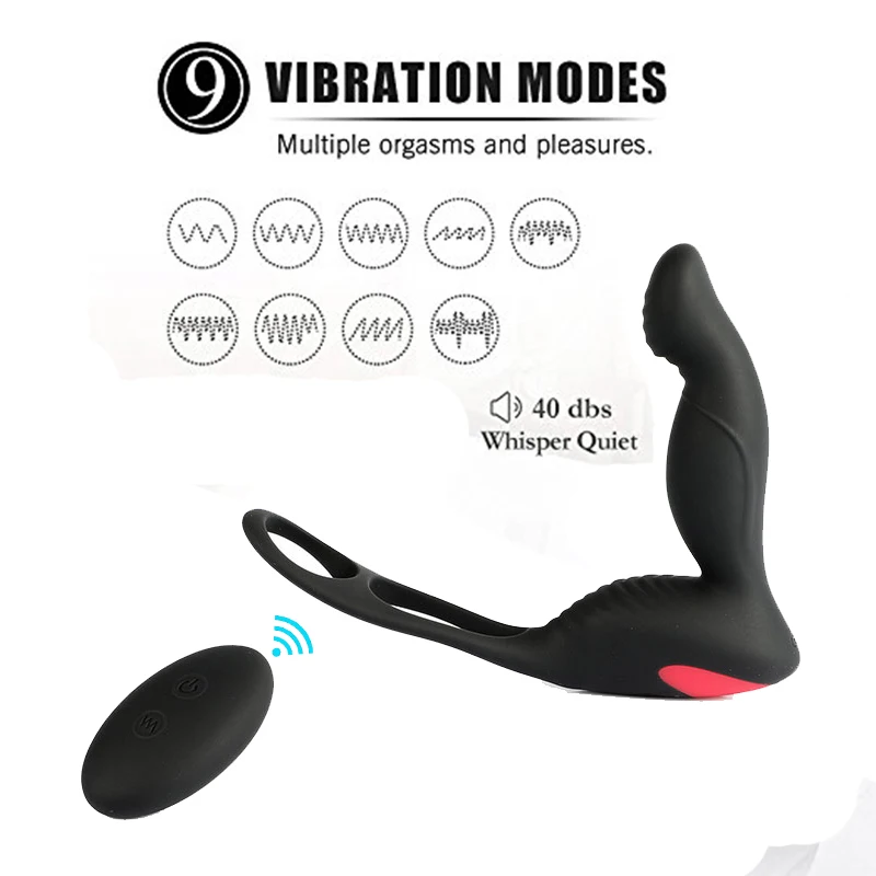 Мужской массажный вибратор простаты Анальная пробка для мужчин мастурбатор