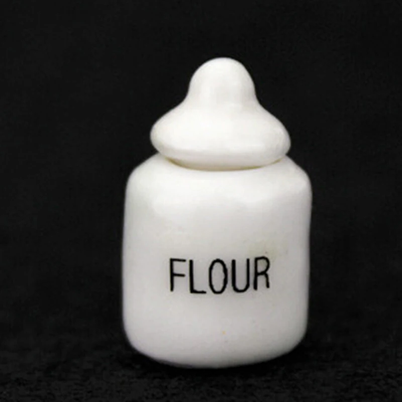 Кукольный домик Миниатюрные аксессуары для 1:12 фарфоровая банка еды набор сделай