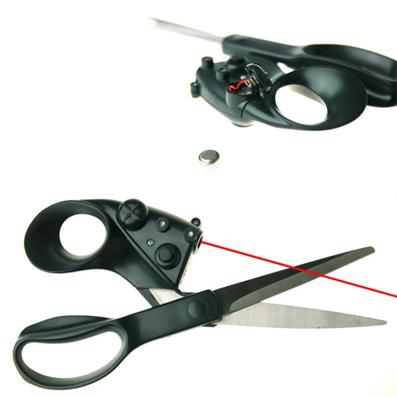 

Профессиональные ножницы для шитья с лазерным наведением, инфракрасные прямые быстродействующие ножницы «сделай сам» для упаковки бумаги и ткани, триммер