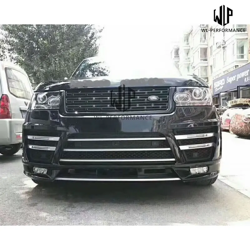 PP Комплект кузова автомобиля неокрашенный передний бампер задний круглые брови