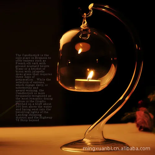 

Creative Europe Type Hanging Glass candle holder Home Furnishing glass wedding decoration items