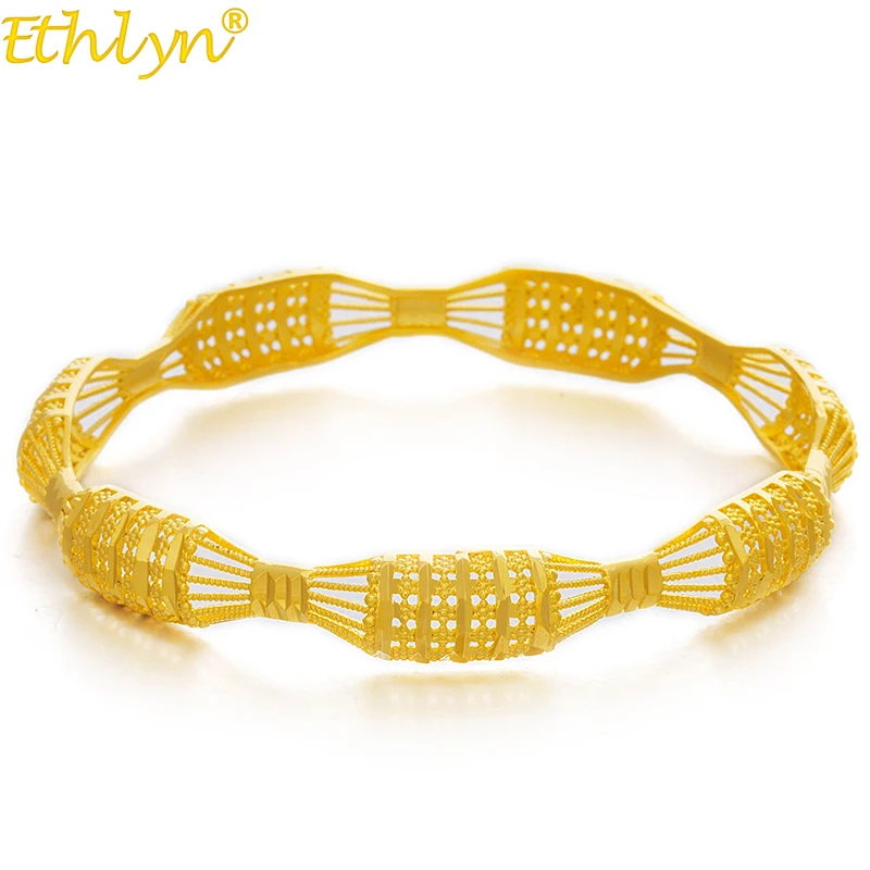Бижутерия ethlyn 4/стиль не открывается Дубай изысканный браслет для женщин золотой