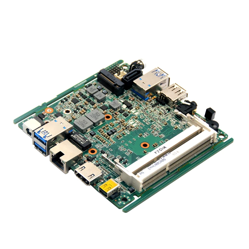 Тонкая мини материнская плата nano с процессором intel core I5 5200U и 2 разъемами DDR3 SODIMM 204