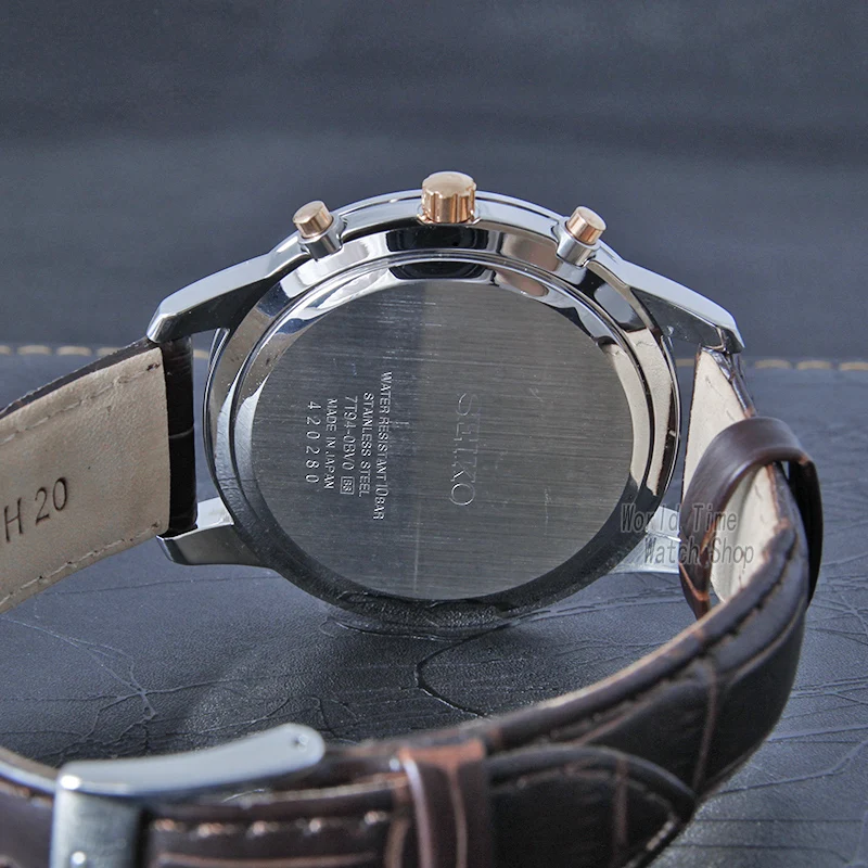 Seiko часы мужские Топ люксовый бренд спортивные наручные часы солнечные часы кварцевые часы наручные мужские Хронограф Relogio Masculino SNN