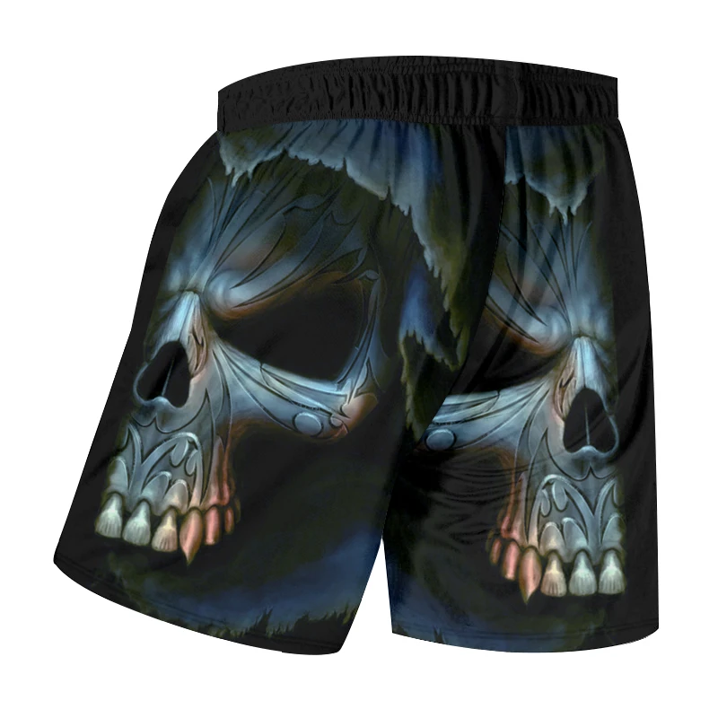 UJWI мужские повседневные шорты с 3d Цифровым принтом Grim Reaper Boardshorts боксеры