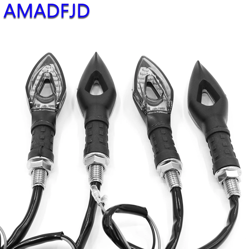 AMADFJD 4 шт. светодиодный сигнальный светильник s для мотоцикла мигалка индикатор