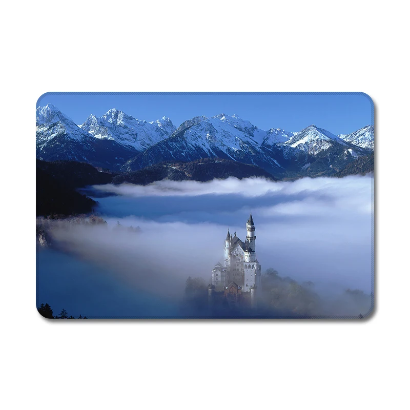 Новый Лебедь камень замок Schloss Neuschwanstein Винтаж Карта мира природа резиновый стол