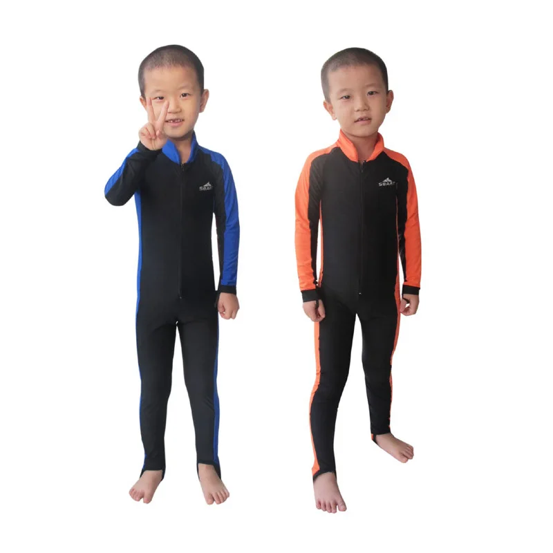 Детский купальный костюм солнцезащитный для дайвинга мальчиков и девочек