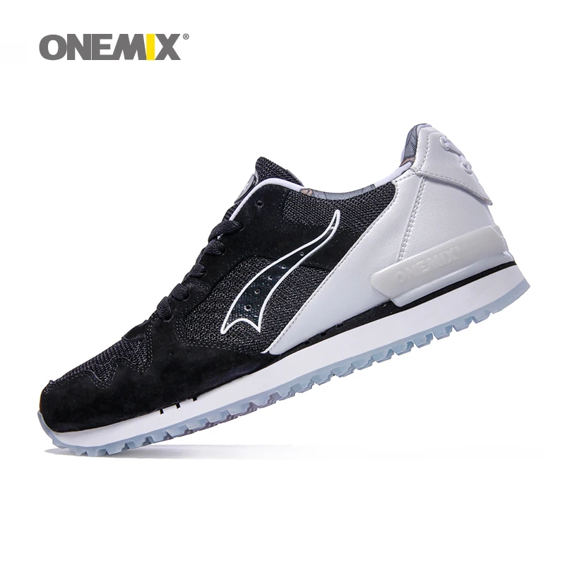 ONEMIX/Новинка Мужская обувь из свиной кожи для бега спортивная мужчин