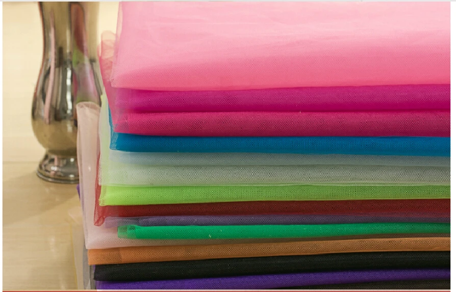 Фабричная разноцветная сетка 160 см в ширину 1 метр для защиты от комаров одежды |