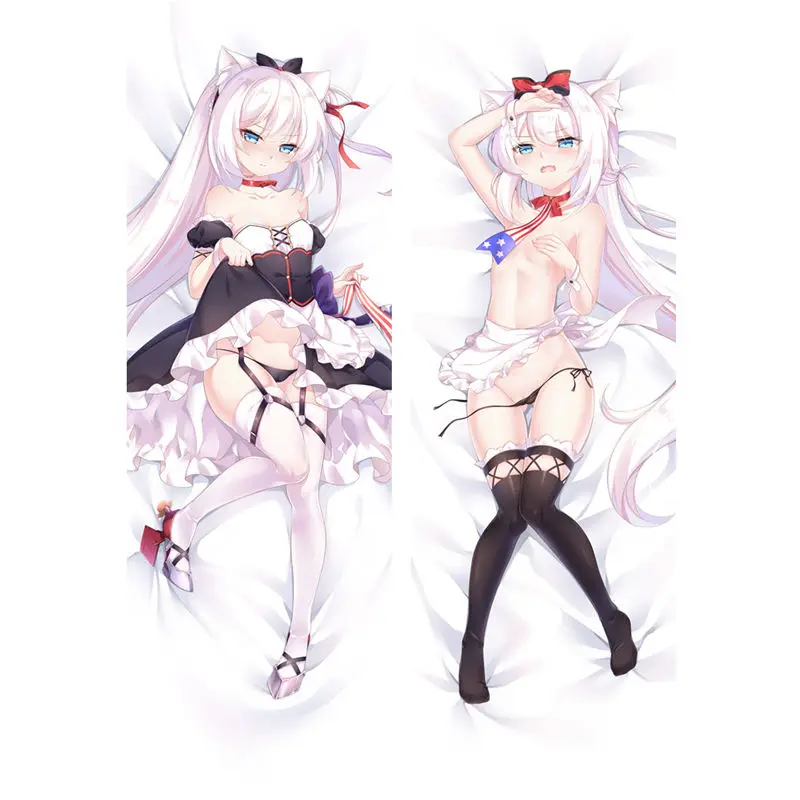 Аниме игры Azur Lane наволочки Azur Lane Dakimakura Чехол сексуальные девушки 3D двухсторонняя постельные принадлежности обниматься тела Чехол AL02A - Цвет: Peach skin