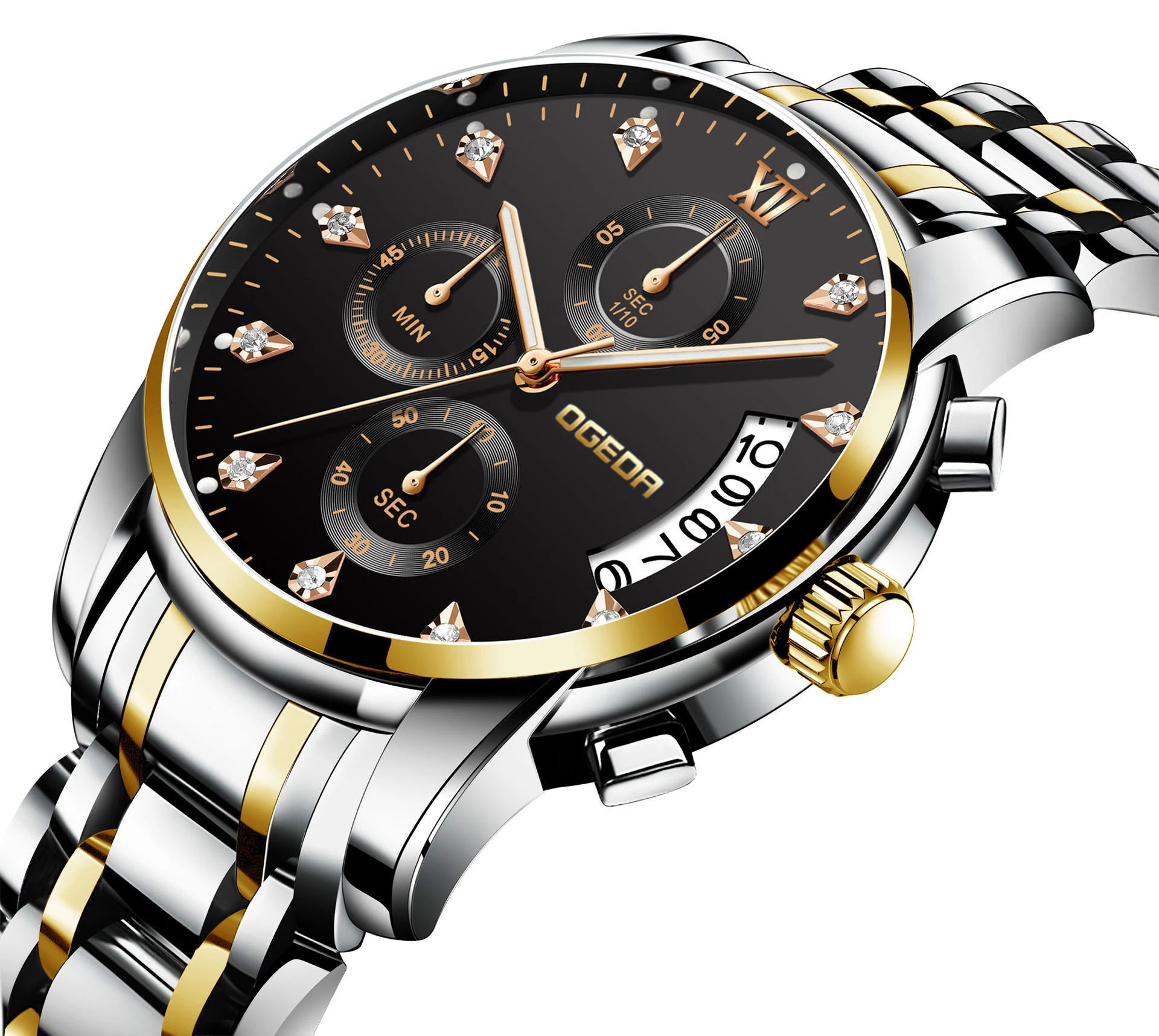 2019 часы для мужчин модные повседневные классические с хронографом спортивные