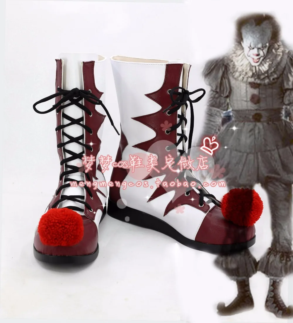 Обувь для косплея Stephen King's It Pennywise обувь ботинки на заказ|custom made|custom bootscustom cosplay |