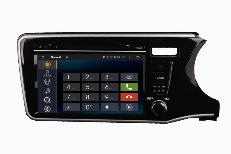 9 &quotДва din автомобильный проигрыватель с радио и gps для honda city RHD 2014 2017 android 10