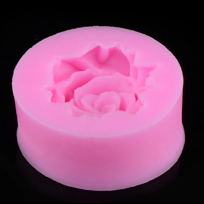 Формы для мыла из смолы с 3D розами форма свечи желе торта ремесла формы ручной