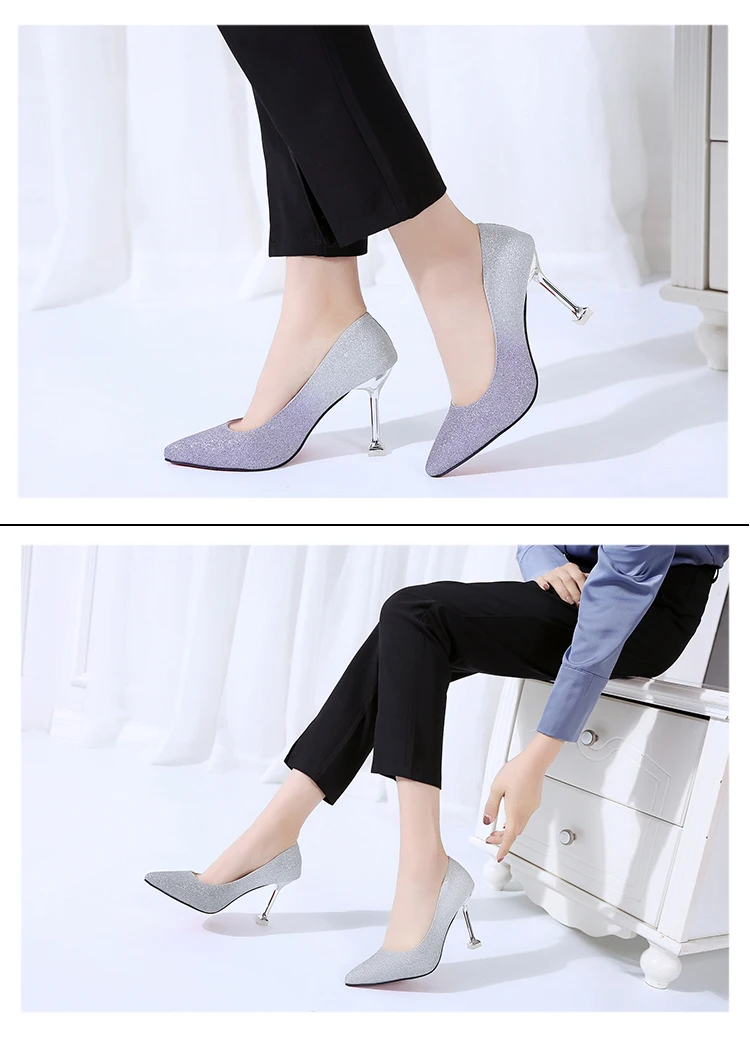 Женские пикантные блестящие яркие ботинки сандалии на тонком высоком каблуке 9 см женские свадебные туфли на шпильках, разноцветные красные туфли на День святого Валентина