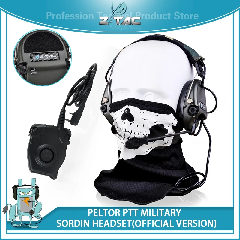 Z Tactical softair гарнитура пилота Comta TCI Liberator II zSordin Thoradin Pickup с шумоподавлением Φ Z112 Midland Kenwood