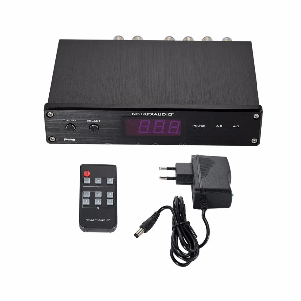 Nobsound FX-AUDIO PW-6 аудио коммутатор Spiltter селектор кроссовер 2-полосная Динамик компаратора усилителя