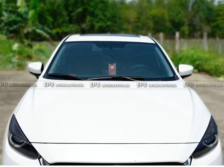 Стайлинг автомобиля передняя фара из углеродного волокна с глянцевой отделкой