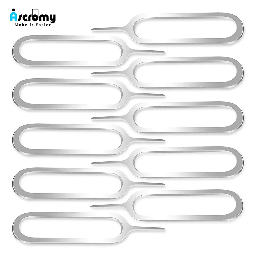 10PCS Sim Card Tray Pin Eject Removal Tool Needle Opener Ejector For Xiaomi Redmi Note 7 Pro Huawei iPhone 11 pro X XS Max XR 6 | Мобильные