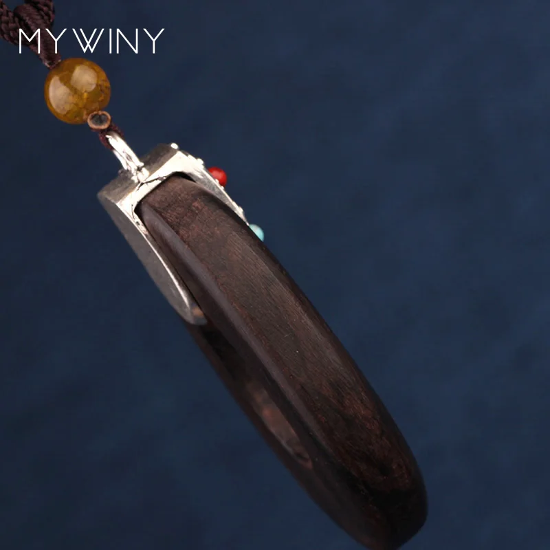 Ажурное ожерелье с подвесками из дерева Винтажные Ювелирные изделия для женщин