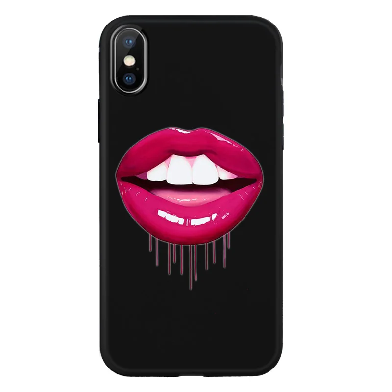 Фантазия Красочные бабочки Черный силиконовый чехол для телефона Apple iPhone 8 7 6 6S Plus