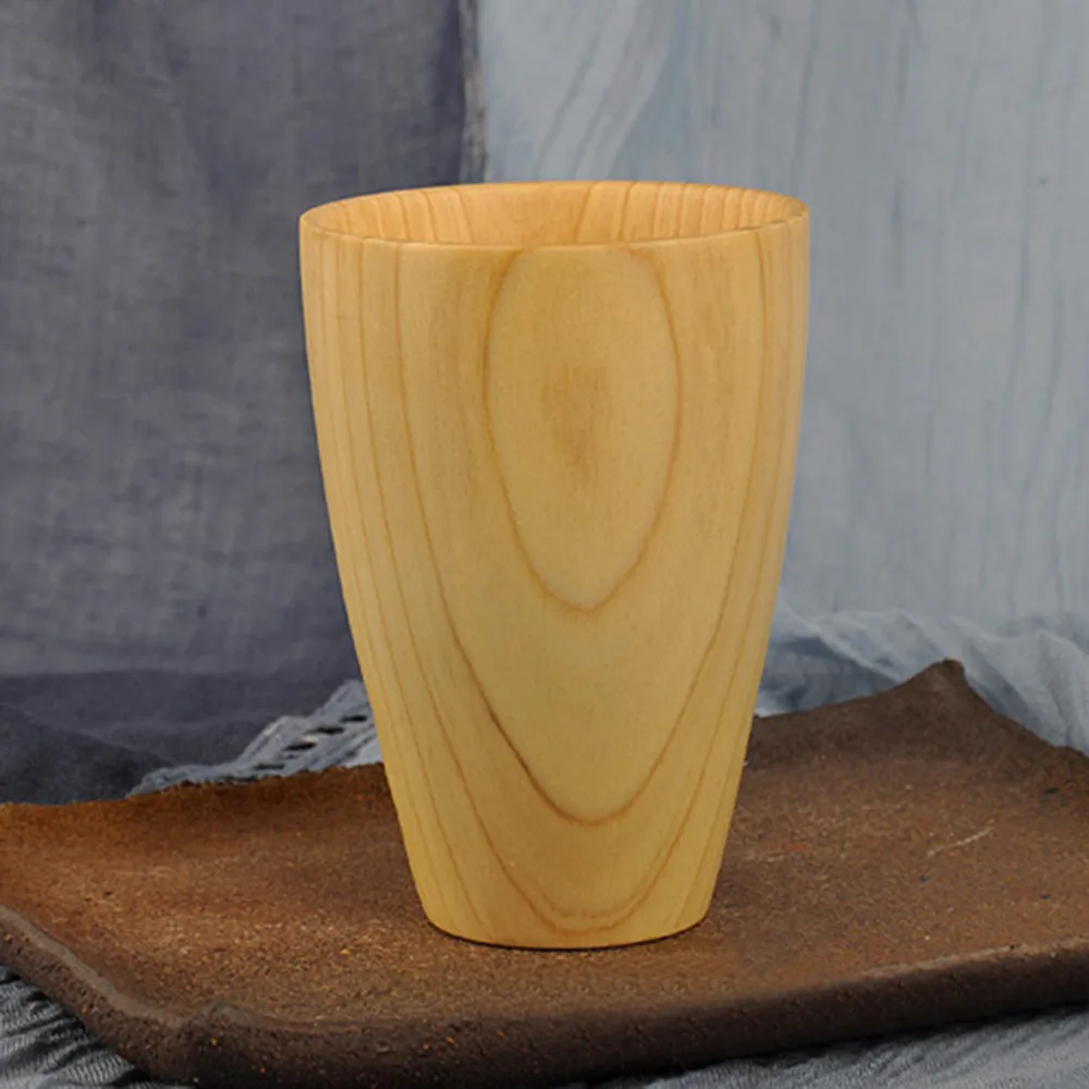 Примитивное дерево Юба чашки натуральная чашка для белого чая деревянная кружка