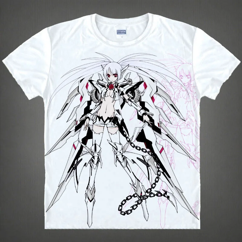 Черная футболка для стрельбы в стиле рок кавайная японского аниме рубашка манги