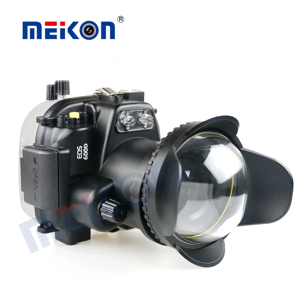 Водонепроницаемый чехол для подводной камеры Canon EOS 600D + лоток двух рук купол 67 мм