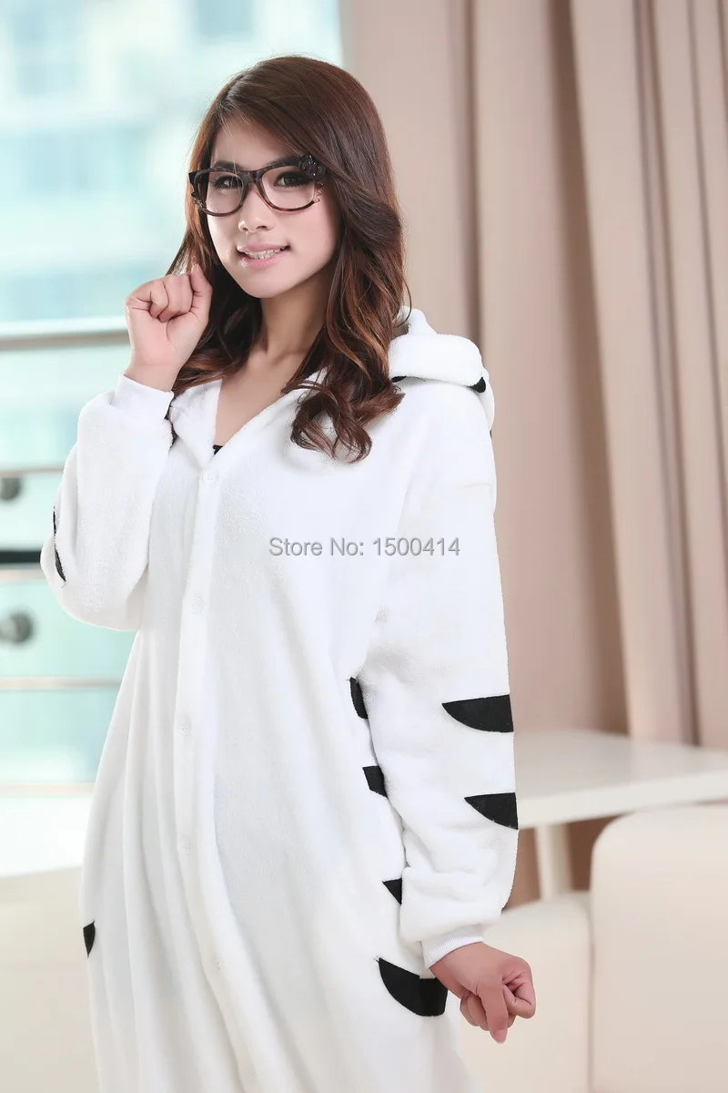 Фланелевые Кигуруми для взрослых Женская Фланелевая Пижама-комбинезон