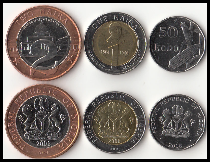 Нигерия 3 шт./компл. оригинальная Подлинная монета не распространяется|coin coins|coins