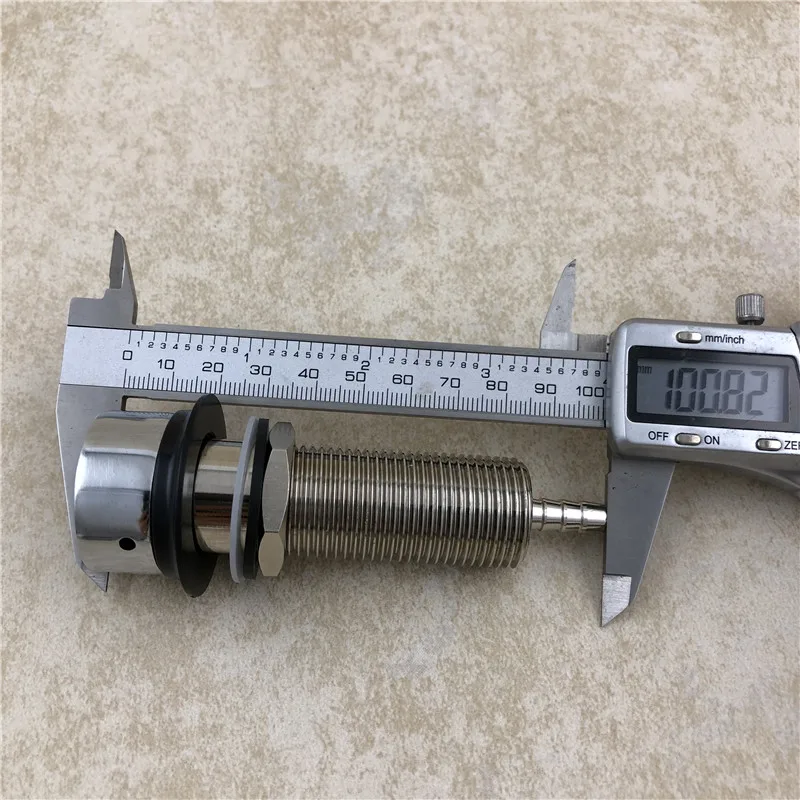 3 1/2" Draft Beer Nipple Shank Assembly Chrome 3/16" Bore Kegerator Tap Homebrew Beer bar Tool
