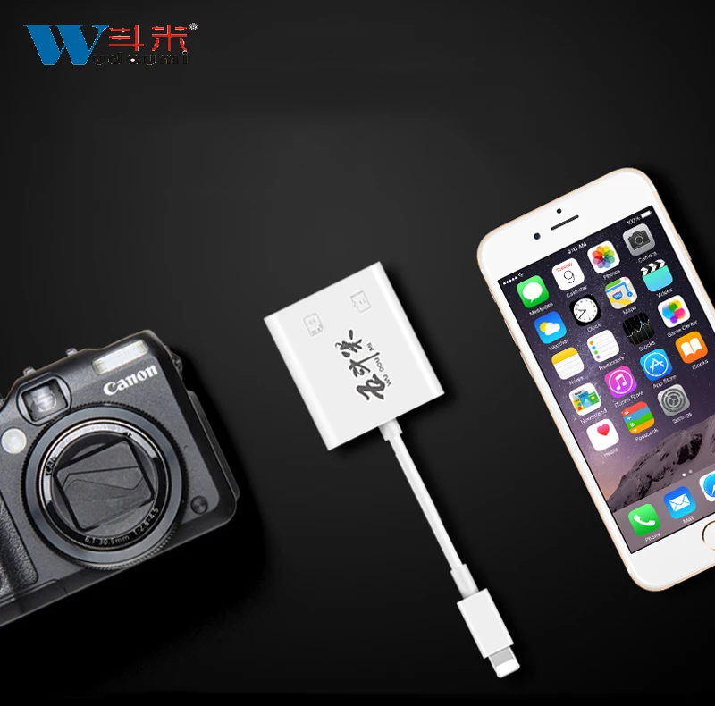 i-Flash Drive Micro SD/TF/SD Memory Card Reader with Cable and APP to Add Extra Storage For iOS Android Type-c USB Devices | Компьютеры и