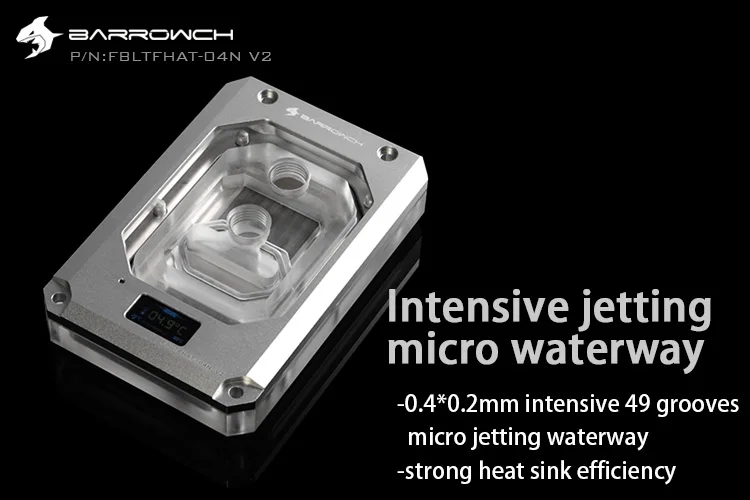 Barrowch FBLTFHAT 04N V2 для AMD Ryzen Threadripper X399 блоки на платформе цифровой дисплей температура
