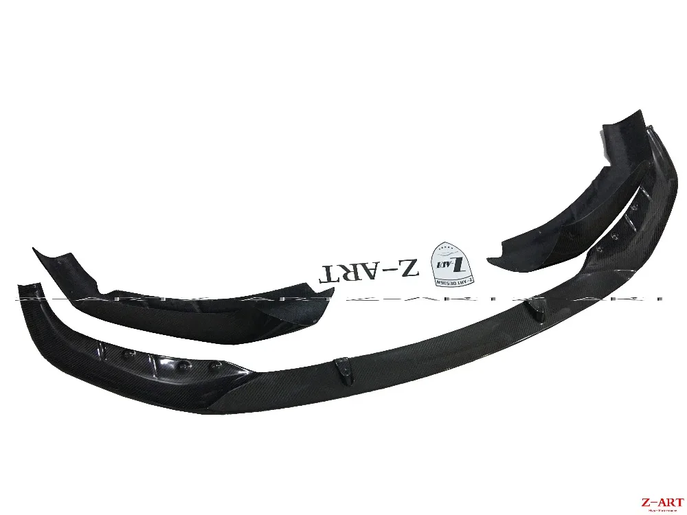 2017 2020 Z ART для BMW G30 углеродное волокно передняя губа ДЛЯ G31 передний спойлер 5