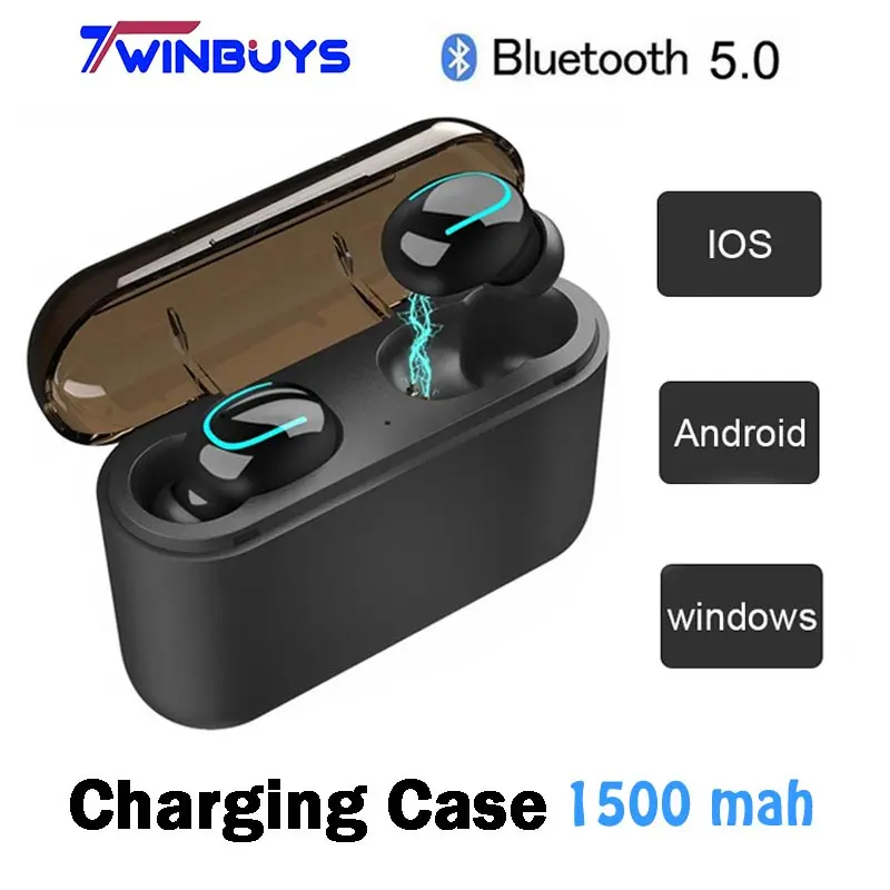 Bluetooth 5 0 наушники HBQ TWS беспроводные HD стерео Спортивная гарнитура Музыка Handsfree