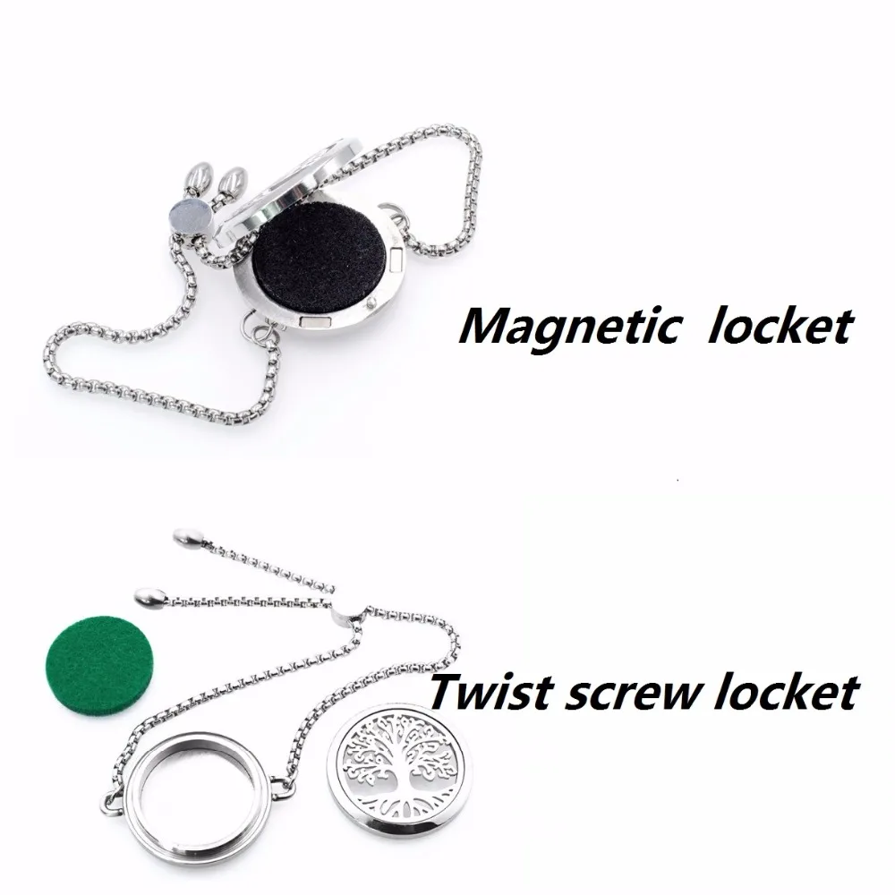 Essential Oil Diffuser Locket Perfume Bracelet Horse moon and star Adjustable Stainless Steel 30mm locket bangle 10pads | Украшения и