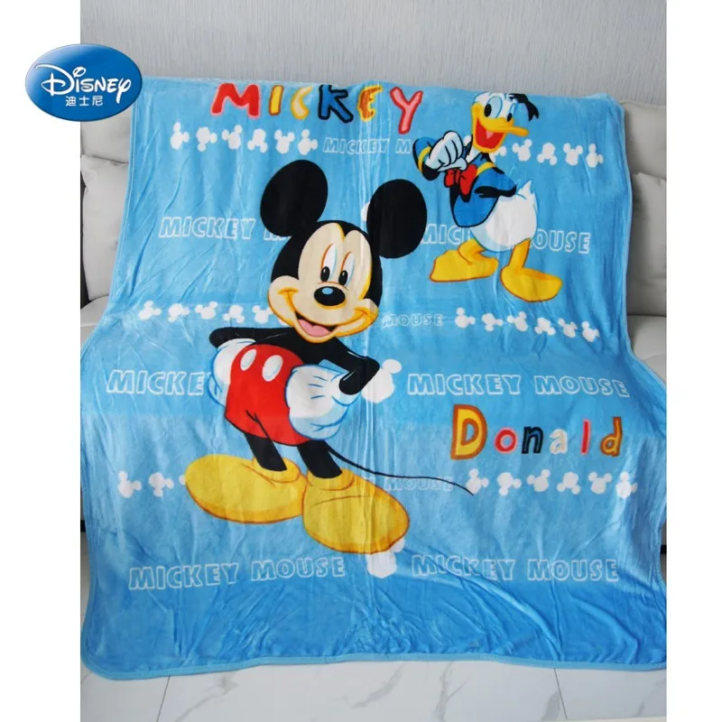 Disney с Микки Маусом Мышь печатных тонкий одеяла бросает Постельное белье 150x200 см Размеры детей простыня домашний Спальня украшения