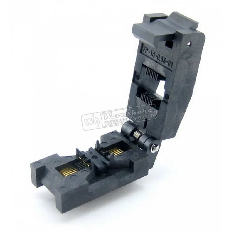 SSOP16 TSSOP16 FP-16-0.65-01A Enplas IC Test Burn-in Socket Programming Adapter 0.65mm Pitch 4.4mm Width |