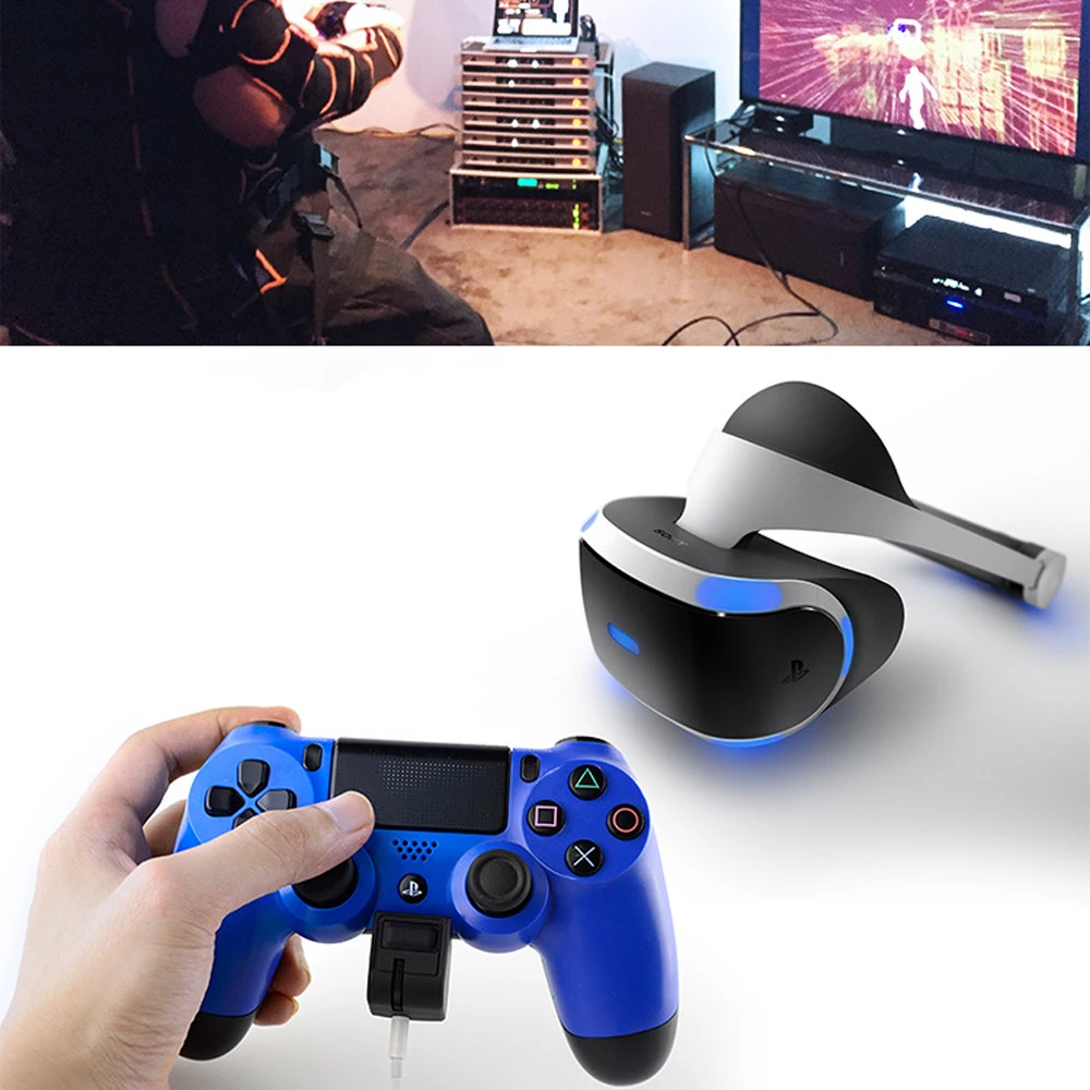 Беспроводной bluetooth контроллер для наушников PS4 VR шлем адаптер Профессиональный