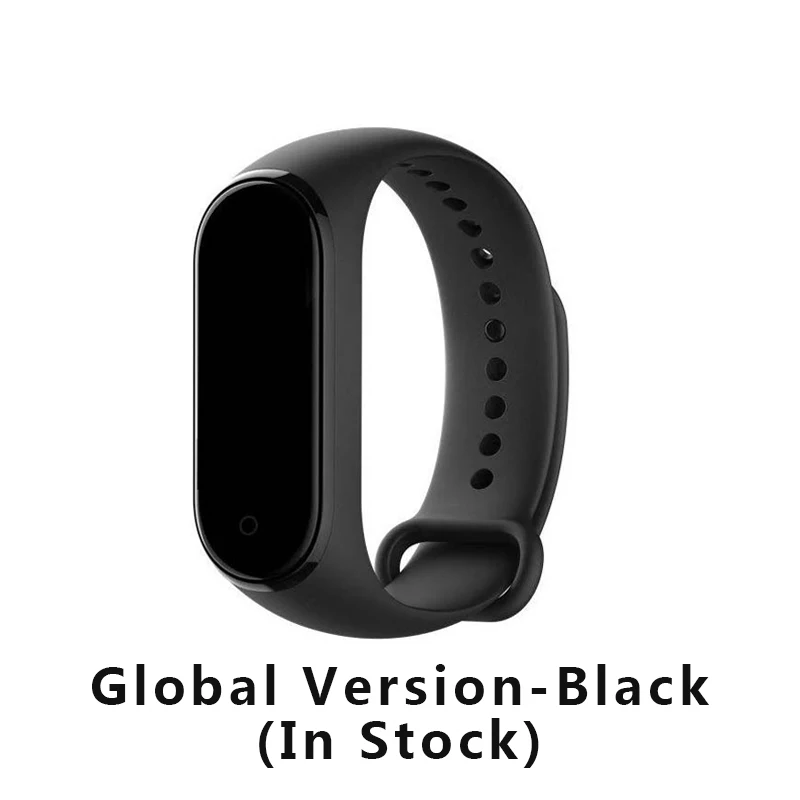 Global Version Black Xiaomi Mi Band 4 новейший браслет пульсометр фитнес 135 мАч цветной экран Bluetooth 5,0 Смарт часы - Цвет: Global Version Black