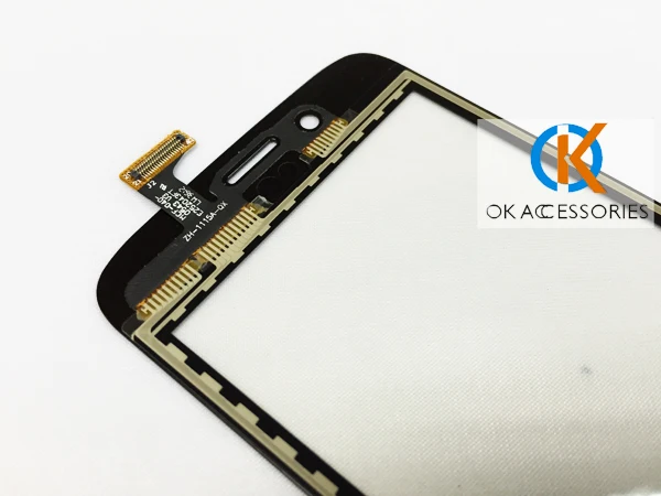 HQ черный цвет для Fly IQ440 сенсорный экран дигитайзер с лентой|touch screen digitizer|screen touch |