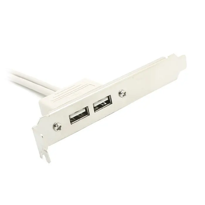 40 см двойной USB 2 0 A Тип Женский к материнской плате 9 контактный кабель заголовка с