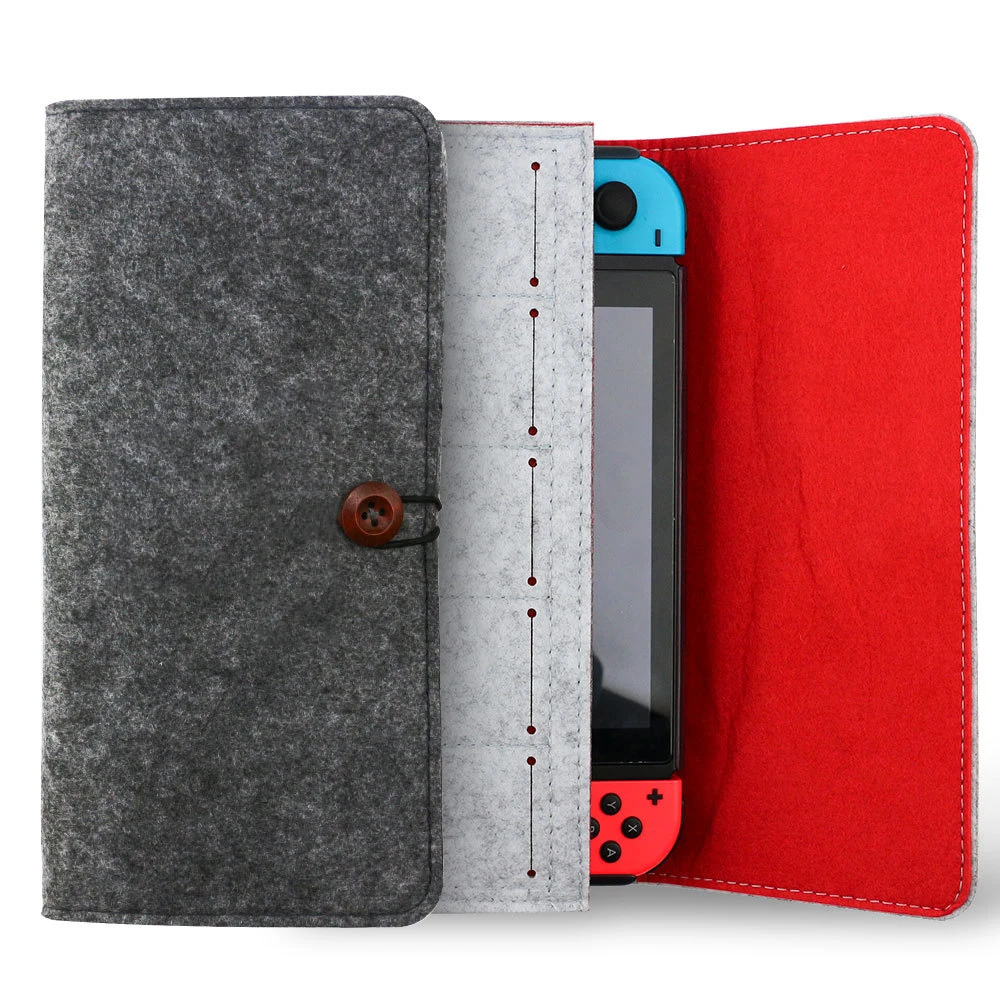 Сумка для хранения Nintendo портативный мягкий чехол NS Switch защитный войлочный